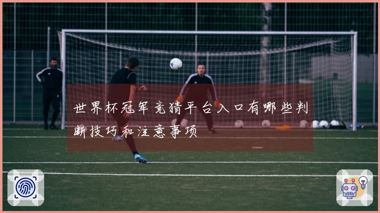 世界杯冠军竞猜平台入口有哪些判断技巧和注意事项