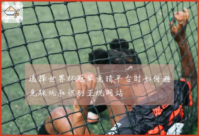 选择世界杯冠军竞猜平台时如何避免踩坑和识别正规网站